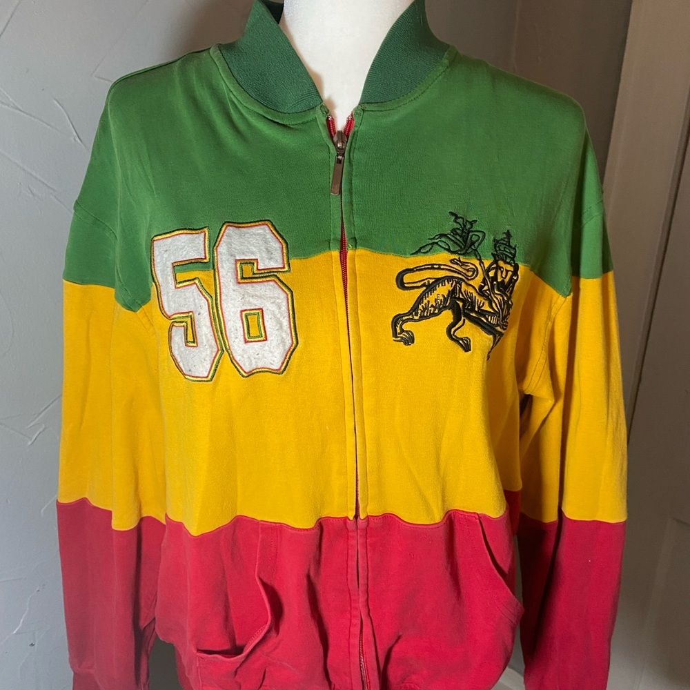 Vintage Bob Marley 56 Rasta Burnin Jacket